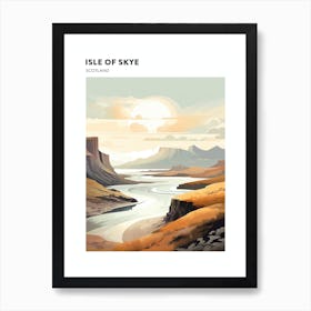 Isle Of Skye Scotland 1 Hiking Trail Landscape Poster Art Print