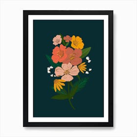 Floral Power Art Print
