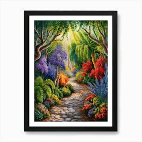 Garden Path 5 Art Print