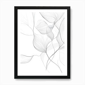 Abstract Leaves 9 Art Print