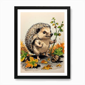 Hedgehog 4 Art Print