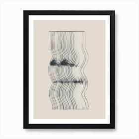 'Wavy Lines' 1 Art Print