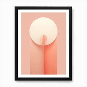 Minimalist Geometry Abstract Illustration 22 Art Print