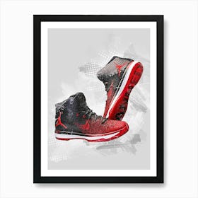 Nike Jordan Xxxi Shoes Art Print