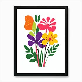 Bouquet Of Flowers 5 Art Print