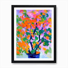 Abstract Bonsai Matisse Inspired Flower Art Print
