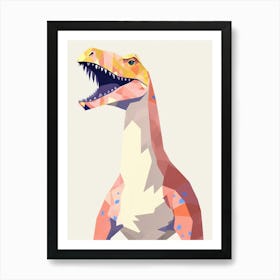Nursery Dinosaur Art Tyrannosaurus 4 Art Print
