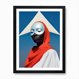 Cosmic Threads: Afrofuturistic Elegance Art Print