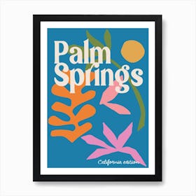 Palm Springs Abstract Poster