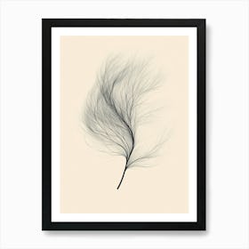 Leaf In The Wind Art Print