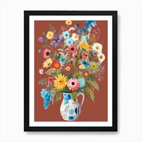 Flowers In A Vase 23 Art Print