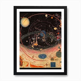 The Cosmos Celestial 2 Art Print