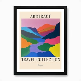 Abstract Travel Collection Poster Malaysia 2 Art Print