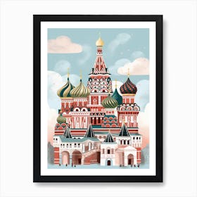 St Basils Cathedral Moscow Art Print