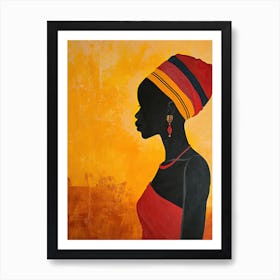 Essence Dance|The African Woman Series Art Print