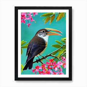 Hermit Thrush Tropical bird Art Print