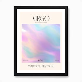 Virgo 1 Zodiac Sign Art Print