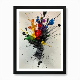 Splatters 11 Art Print