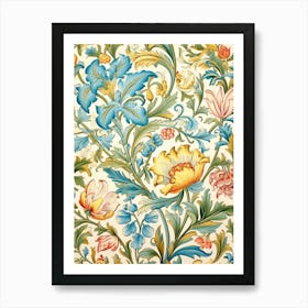 Floral Wallpaper 94 Art Print