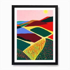 Kruger National Park 1 South Africa Abstract Colourful Art Print