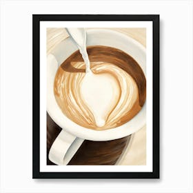 Boho Bella Vita 23 Coffee 2 Art Print