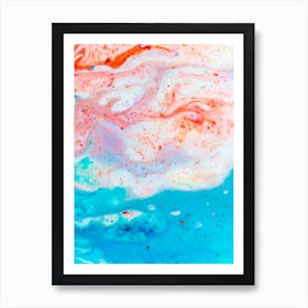 Splatter Painting Art Print