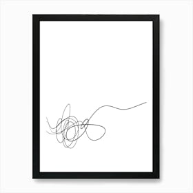 Contemporary Line Art Art Print