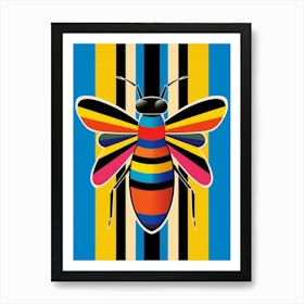 Beetle Abstract Geometric Abstract 6 Art Print