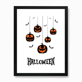 Halloween, Halloween gift, scary gift, Halloween party, Halloween design, Halloween painting.2 Art Print