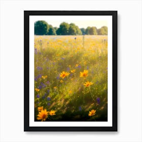 Field Of Wildflowers Art Print
