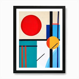 Minimalist abstract wall art 2 Art Print