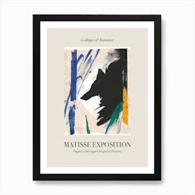 Wolf 2 Matisse Inspired Exposition Animals Poster Art Print