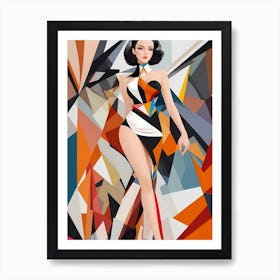 Fashion Model And Runway Art Print