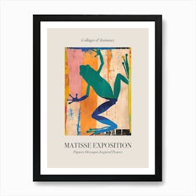 Frog 4 Matisse Inspired Exposition Animals Poster Art Print