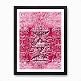 Abstract - Pink Abstract By Person Art Print