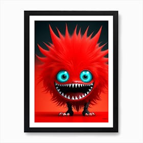 Monster Monster Monster Monster Monster Monster Monster Monster Monster 8 Art Print