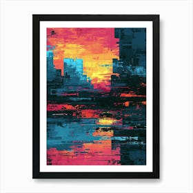 Voxel Vistas | Pixel Art Series Art Print