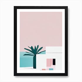 Isla Mujeres Mexico Simplistic Tropical Destination Art Print