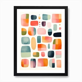 Abstract Watercolor Art Print