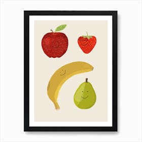 Happy Banana Art Print