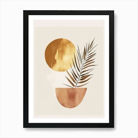 Gold Leaf Canvas Print Art Print