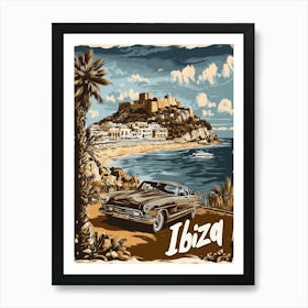 A Classic Style Poster Of Ibiza 1 Poster