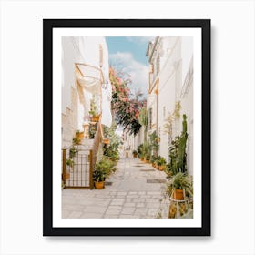 Alleyway In Puglia, Italy | travel photography Art Print