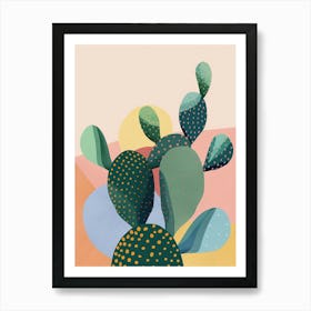 Acanthocalycium Cactus Minimalist 2 Art Print