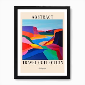 Abstract Travel Collection Poster Madagascar 1 Art Print