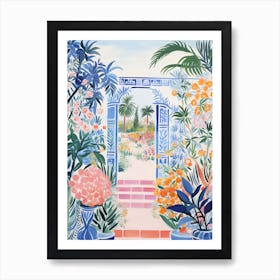 Matisse Inspired Fauvism Garden Botanical Poster Art Print