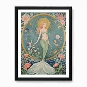 Mermaid Beauty no2 Art Print