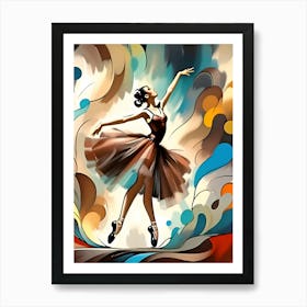 Ballerina Painting Art Print