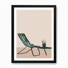 Lounge Chair Art Print