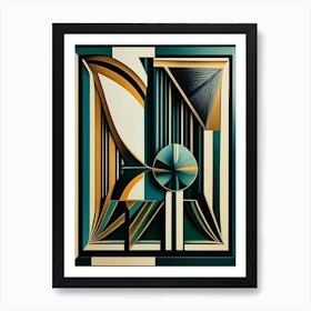 Deco Geometry Art 1 Art Print